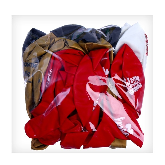 Шар латексный 12" &laquo;Антикризис с рисунком&raquo;, 30 шт., МИКС