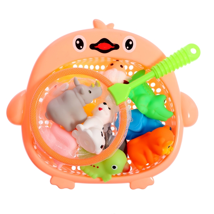 Набор игрушек для ванны «Поймай малыша», 15 предметов, МИКС Набор игрушек для ванны «Поймай малыша», 15 предметов, МИКС