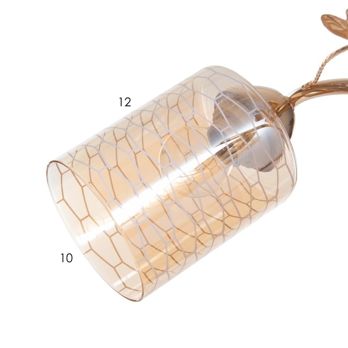 Люстра Люстра "Кейти" 3х60Вт Е27 Золото 48х48х28см