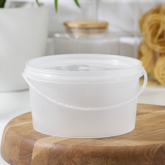 Банка для хранения продуктов с герметичной крышкой, 1 л, цвет прозрачный Банка для хранения продуктов с герметичной крышкой, 1 л, цвет прозрачный