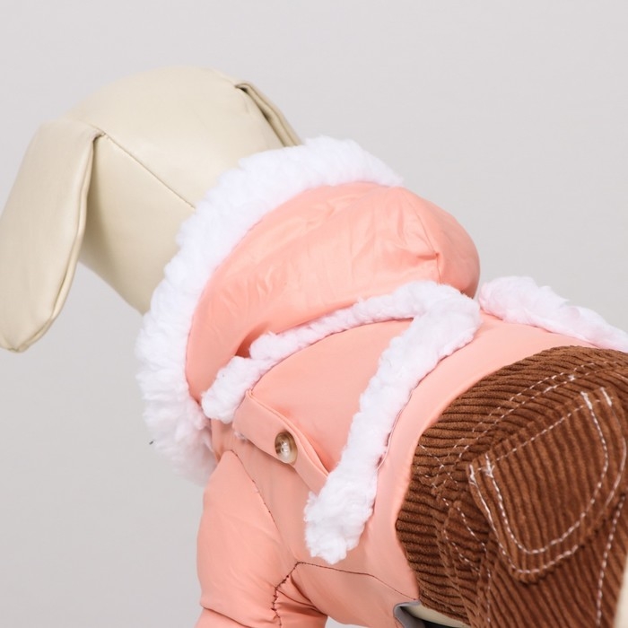 Комбинезон Комбинезон "Малыш", размер 12 (ДС 28 см, ОГ 38 см, ОШ 27 см), бежево-коричневый