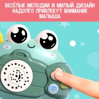 Музыкальная игрушка «Крошка Краб», звук, свет, цвета МИКС