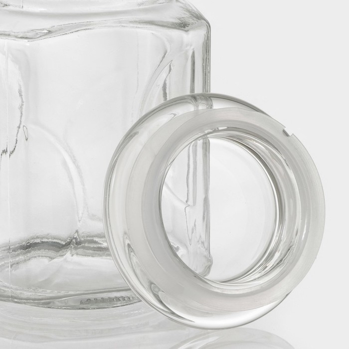 Банка стеклянная для сыпучих продуктов &laquo;Лорд&raquo;, 750 мл, 9,5&times;14,5 см