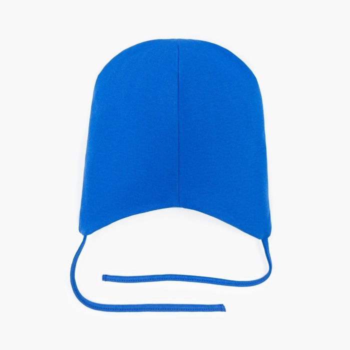 Шапка весенняя детская, цвет василек/I love mom, размер 50-54