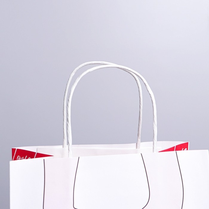 Пакет подарочный крафтовый, упаковка, «Сердце», 22 х 25 х 12 см Пакет подарочный крафтовый, упаковка, «Сердце», 22 х 25 х 12 см