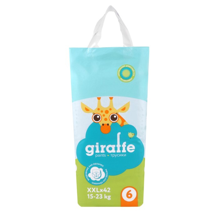 Подгузники-трусики «Lovular» Giraffe, 15-25 кг, 42 шт