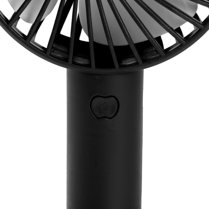 Портативный вентилятор Luazon LOF-02, 3 скорости, 800 мАч, черный