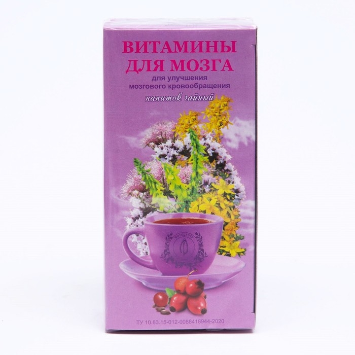 Травяной сбор «Витамины для мозга. Лань», фильтр-пакет, 20 шт. Травяной сбор «Витамины для мозга. Лань», фильтр-пакет, 20 шт.