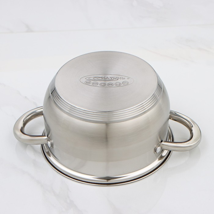 Кастрюля «Диана», 2.5 л, d=18 см, капсульное дно, индукция Кастрюля «Диана», 2.5 л, d=18 см, капсульное дно, индукция