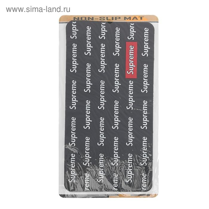 Коврик противоскольязщий 30×15 см, Supreme, черный Коврик противоскольязщий 30×15 см, Supreme, черный