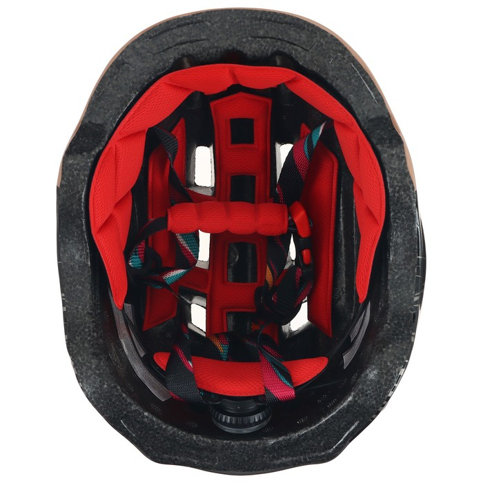 Шлем велосипедиста детский, р. 51-55 см, цвет чёрный Шлем велосипедиста детский, р. 51-55 см, цвет чёрный