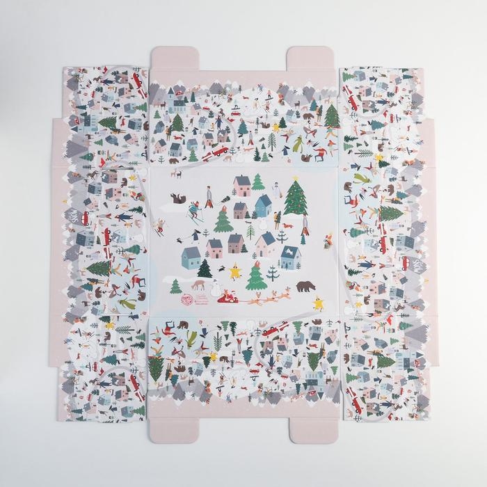 Коробка подарочная новогодняя складная «С Новым годом», 31,2 х 25,6 х 16,1 см, Новый год Коробка подарочная новогодняя складная «С Новым годом», 31,2 х 25,6 х 16,1 см, Новый год