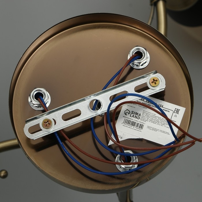 Люстра Люстра "Аста" 3хЕ27 40Вт бронза 65х65х26 см BayerLux