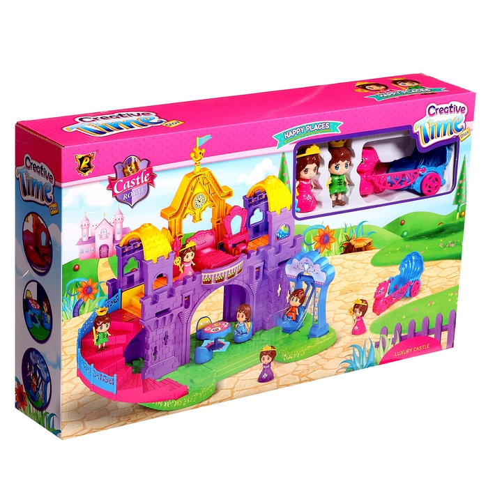 Замок для кукол «Сказка» с набором мебели и аксессуарами Замок для кукол «Сказка» с набором мебели и аксессуарами