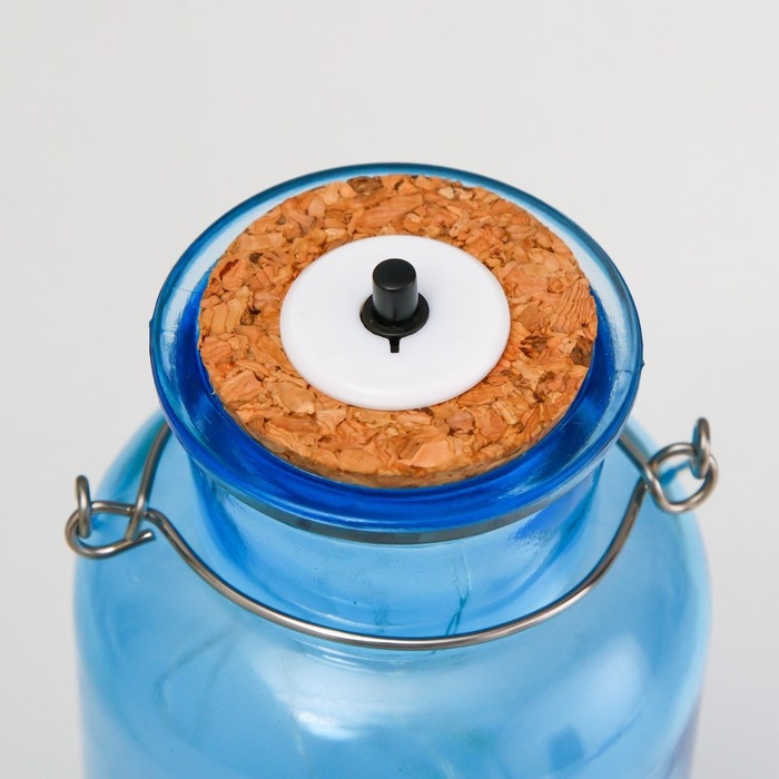 Ночник Ночник "Анде" LED от батареек синий 8х8х16,5 см RISALUX