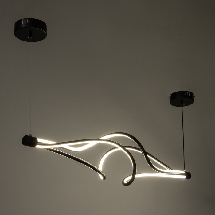 Светильник с ПДУ Светильник с ПДУ "Ледио" LED 110Вт 3000-6000К черный 100х16х16 см