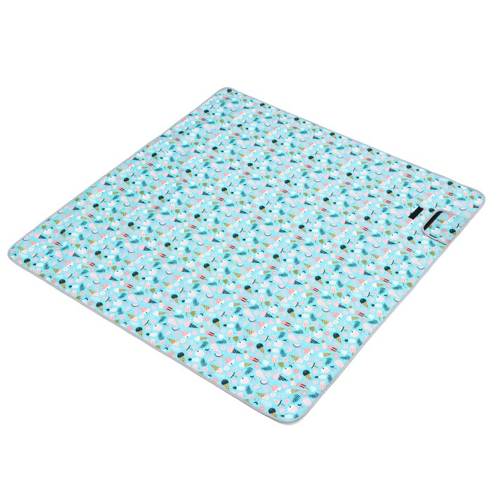 Игровой коврик-сумка для детей «Мороженое», размер 140х140x0,5 см, Крошка Я Игровой коврик-сумка для детей «Мороженое», размер 140х140x0,5 см, Крошка Я