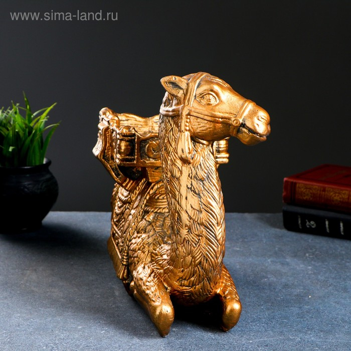 Копилка Копилка "Верблюд лежа" бронза, 15х34х33см