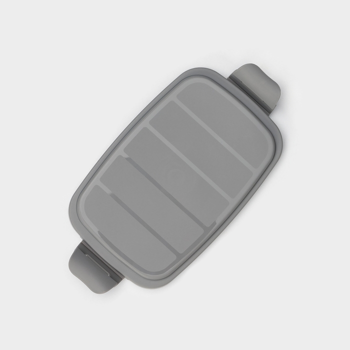 Маслёнка пластиковая «Летиция», 16.5×10 см, цвет пыльно-серый Маслёнка пластиковая «Летиция», 16.5×10 см, цвет пыльно-серый