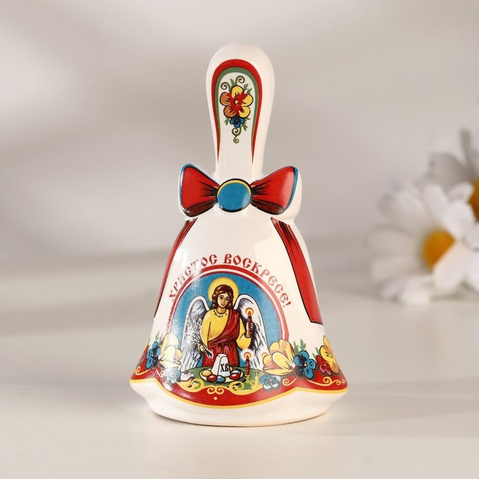 Колокольчик  Колокольчик "Бант Пасха 4", 9,5 см