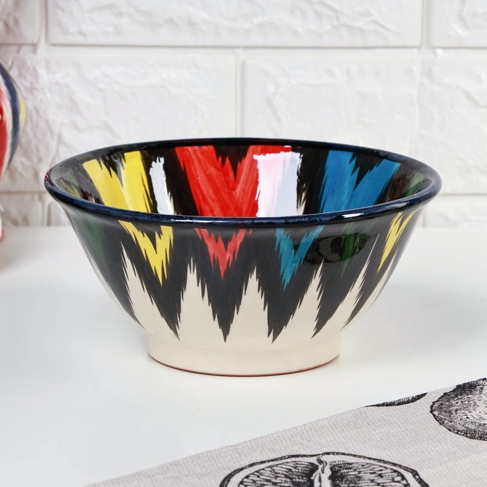 Набор салатников Риштан Набор салатников Риштан "Атлас" 18см, 3шт в подарочной упаковке