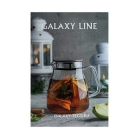 Чайник электрический Galaxy LINE GL 0334, нерж.сталь, 1.5 л, 2200 Вт, синий