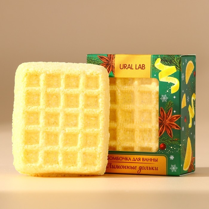 Новый Год. Бомбочка для ванны, 140 гр, аромат лимонных долек Новый Год. Бомбочка для ванны, 140 гр, аромат лимонных долек