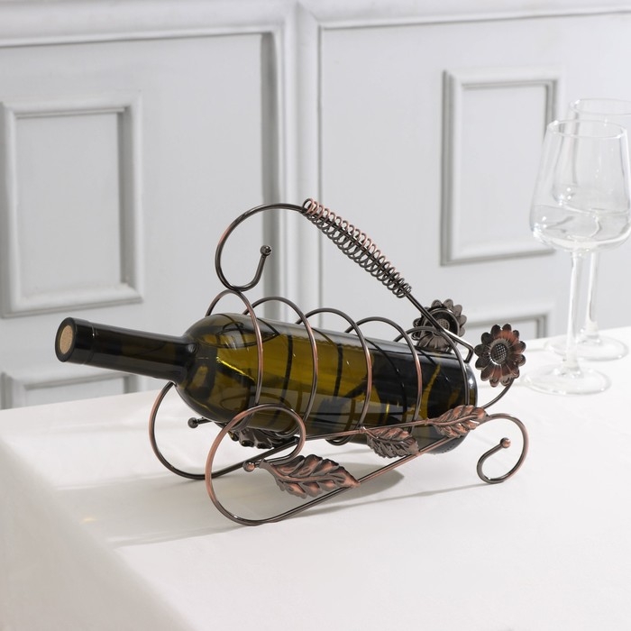 Подставка для бутылки Доляна, 25×10×20 см Подставка для бутылки Доляна, 25×10×20 см