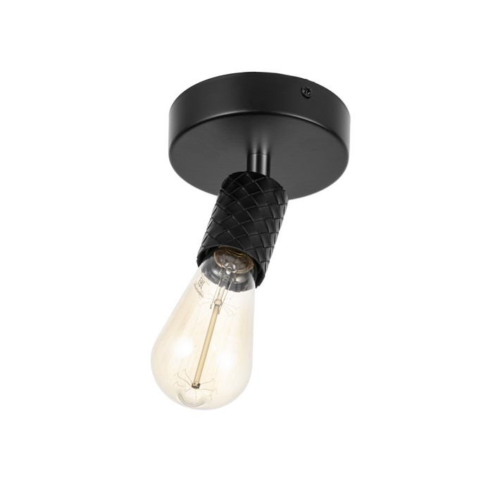 Спот Спот "Скин" Е27 40Вт черный 10х10х16см