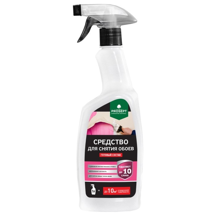 Средство для снятия обоев, готовый состав 1 л Средство для снятия обоев, готовый состав 1 л