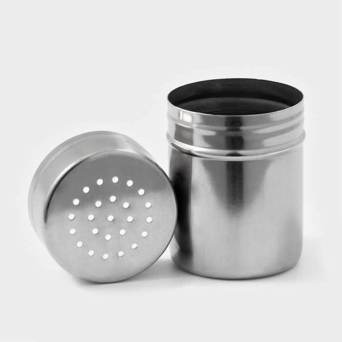 Солонка из нержавеющей стали «Элиас», 120 мл, 5×7 см Солонка из нержавеющей стали «Элиас», 120 мл, 5×7 см