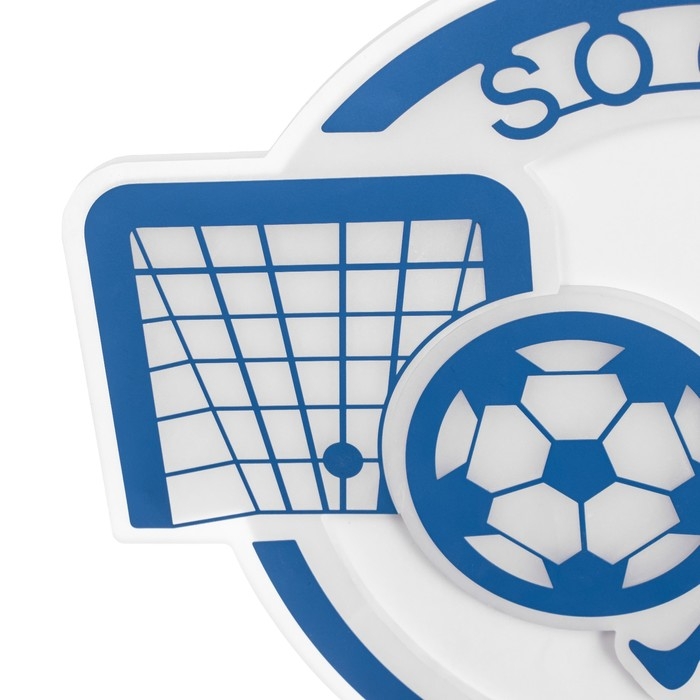 Люстра Люстра "Футбол" LED 68Вт 2 режима синий 55х50х10см