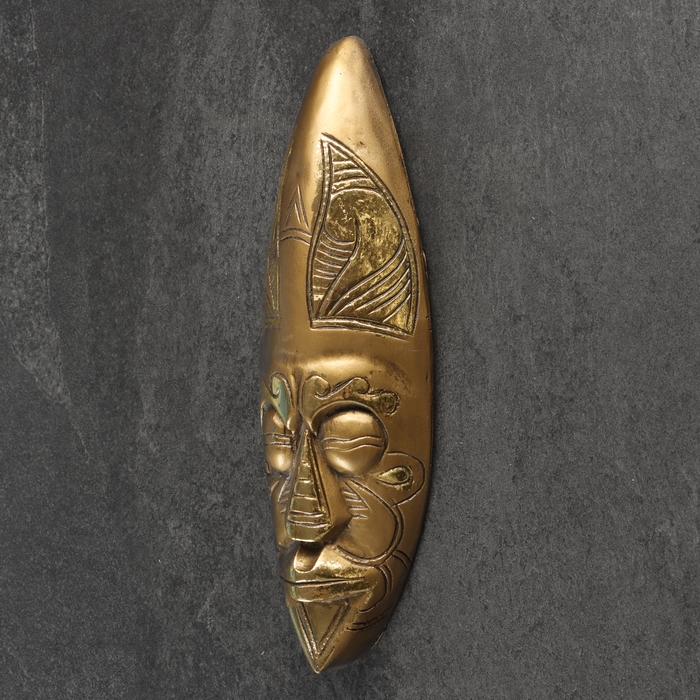 Подвесной декор Подвесной декор "Маска" 18,5х5х10см, бронза