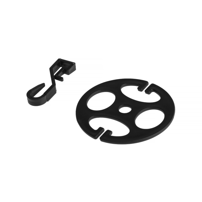 Накидка на переднее сиденье авто 140×50 см, искусственный мех, черный