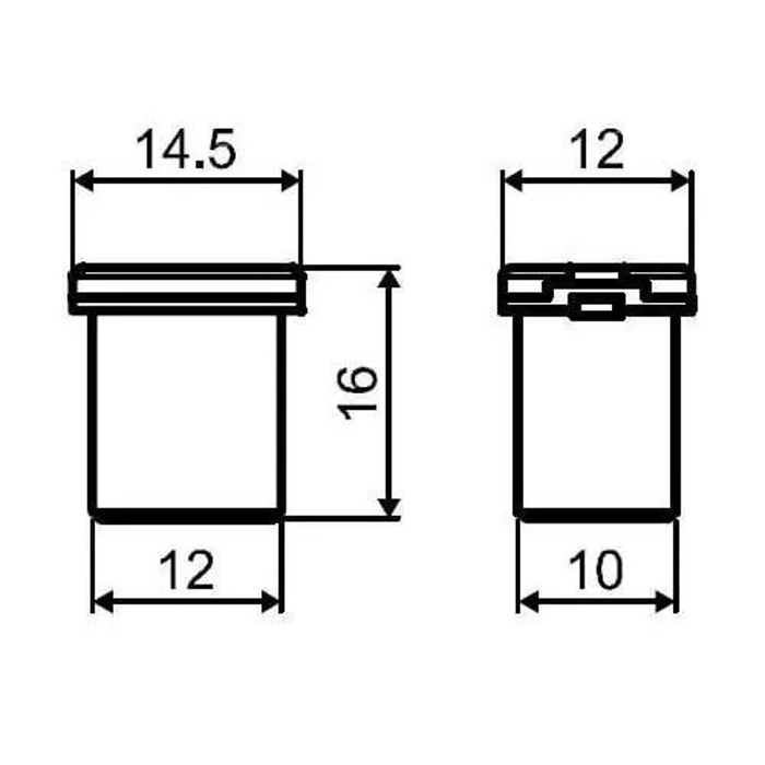 Предохранитель картриджного типа, 20А - 120А, набор 20 шт