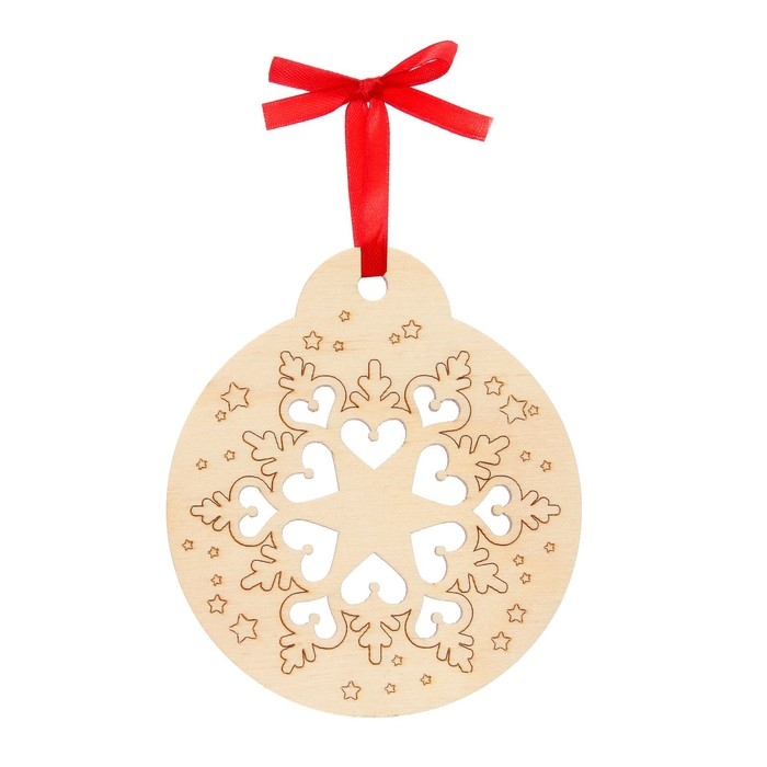 Набор для творчества «Роспись по дереву» 5 шт., с ленточкой Набор для творчества «Роспись по дереву» 5 шт., с ленточкой