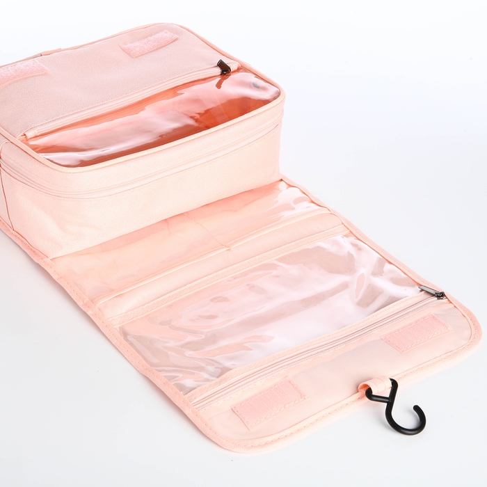 Косметичка на молнии, цвет розовый Косметичка на молнии, цвет розовый