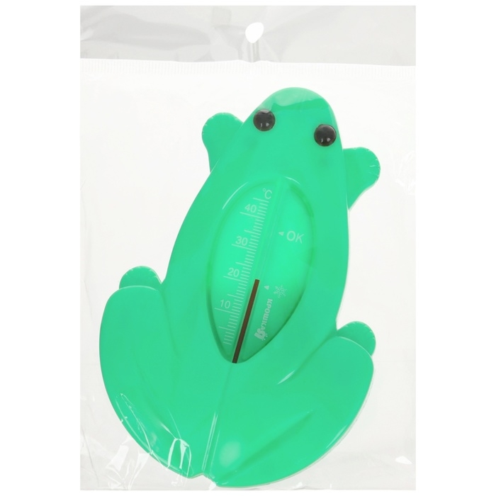 Термометр для ванной «Лягушка», цвет зеленый Термометр для ванной «Лягушка», цвет зеленый