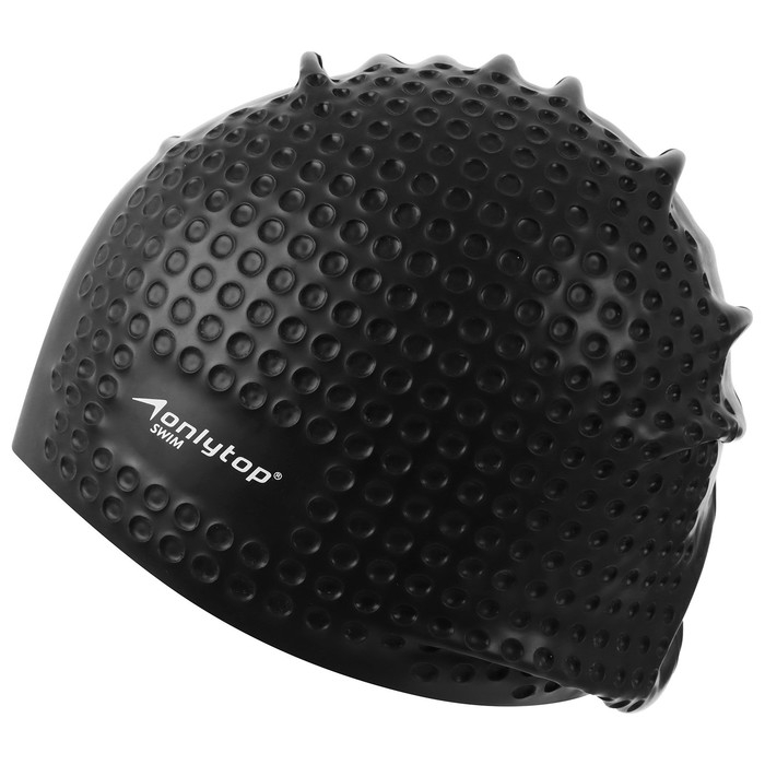 Шапочка для плавания взрослая ONLYTOP, силиконовая, обхват 54-60 см Шапочка для плавания взрослая ONLYTOP, силиконовая, обхват 54-60 см