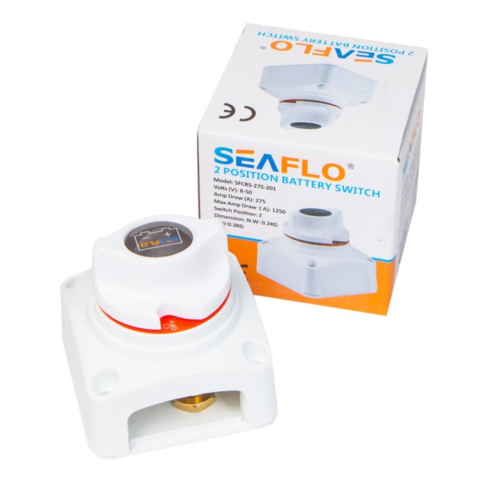 Выключатель массы SeaFlo SFCBS-275-201, 275-1250А, 12V/24V Выключатель массы SeaFlo SFCBS-275-201, 275-1250А, 12V/24V