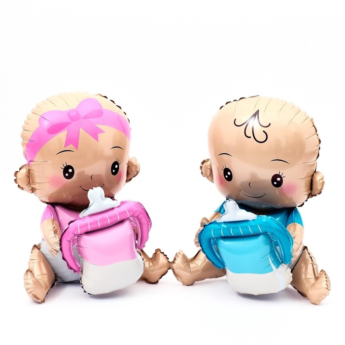 Шар фольгированный 36 Шар фольгированный 36" «Улыбающаяся малышка с соской. Девочка», под воздух