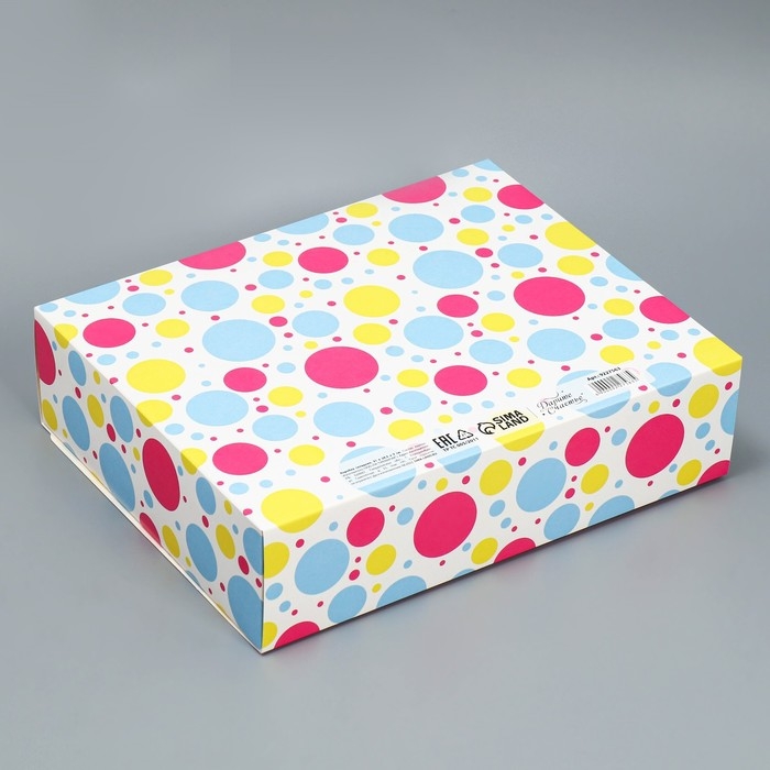 Коробка подарочная, упаковка, «Тебе», 31 х 24.5 х 8 см