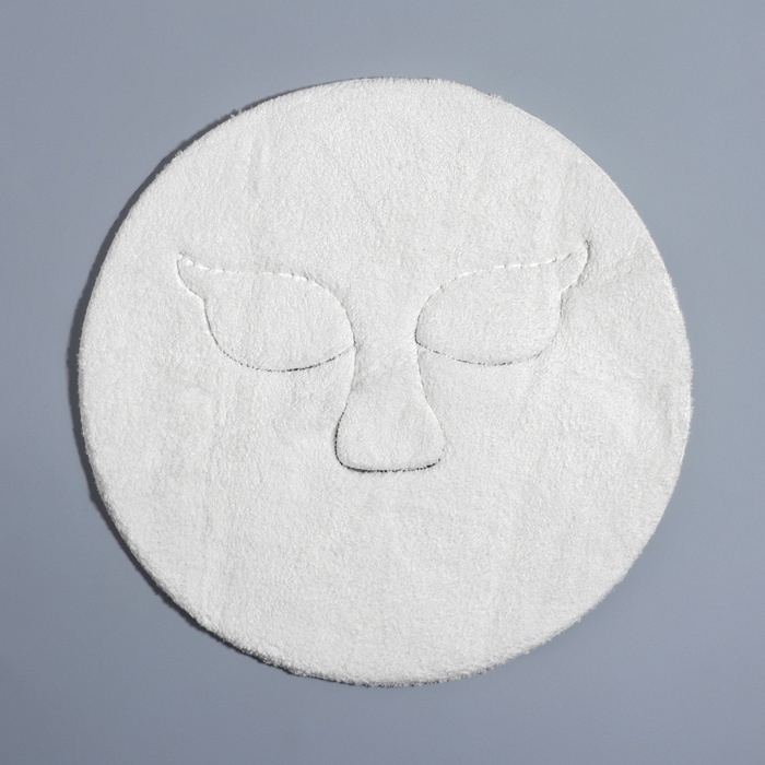 Маска для лица, многоразовая, 24 × 13,5 см, цвет белый Маска для лица, многоразовая, 24 × 13,5 см, цвет белый