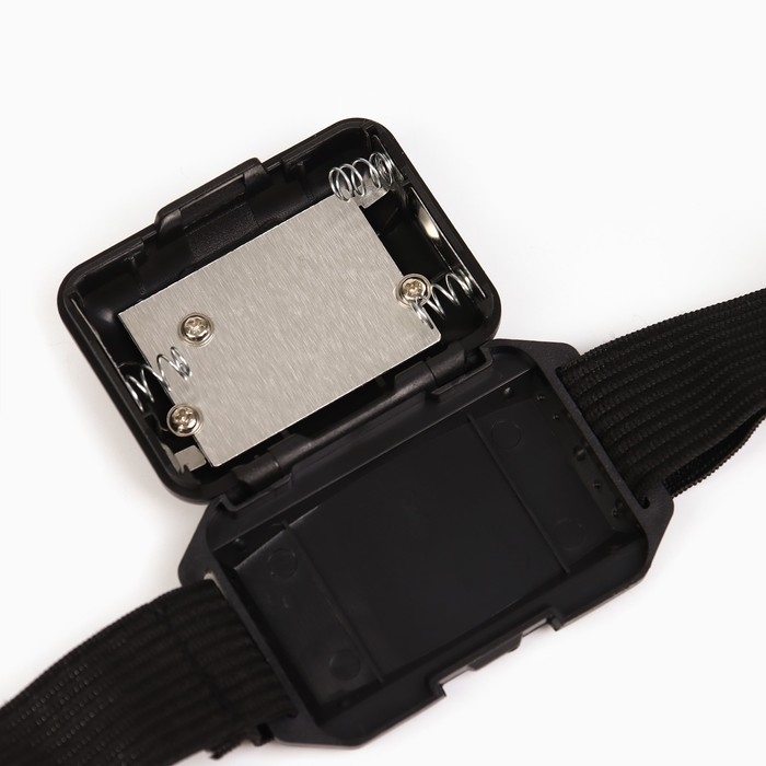 Фонарь налобный «Крутой рыбак», черный Фонарь налобный «Крутой рыбак», черный