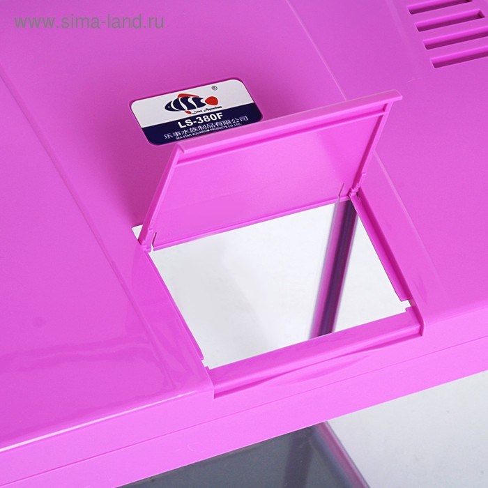 Аквариум SeaStar LS-380F в комплекте: LED-лампа, фильтр, 30 л, розовый Аквариум SeaStar LS-380F в комплекте: LED-лампа, фильтр, 30 л, розовый
