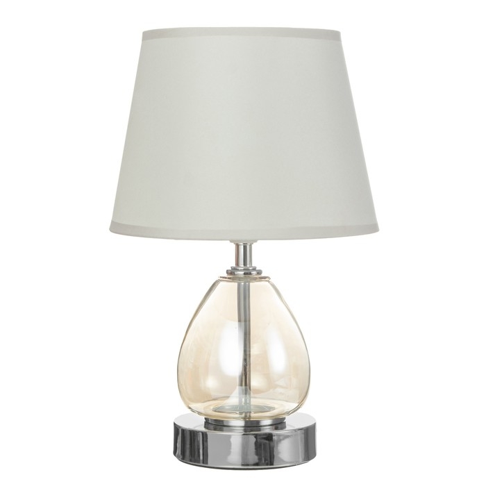 Лампа настольная 16712/1 E27 40Вт хром 22х22х32 см RISALUX Лампа настольная 16712/1 E27 40Вт хром 22х22х32 см RISALUX