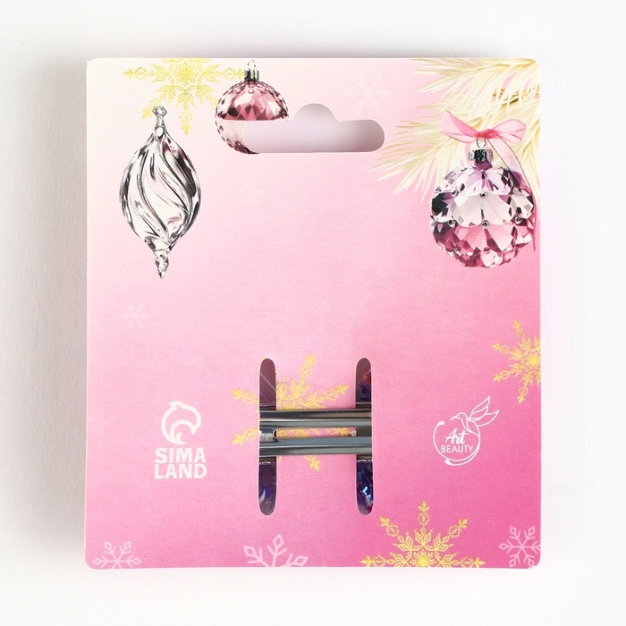 Заколка с шейкером новогодняя «Единорожек», на Новый год, 6 х 45 см Заколка с шейкером новогодняя «Единорожек», на Новый год, 6 х 45 см