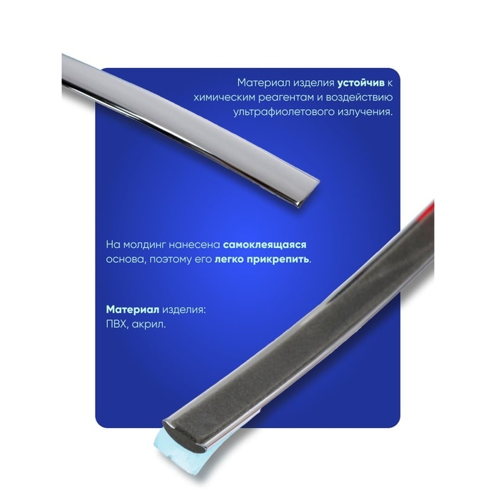 Профиль декоративный TORSO, 6 мм, рулон 15 м, хром Профиль декоративный TORSO, 6 мм, рулон 15 м, хром