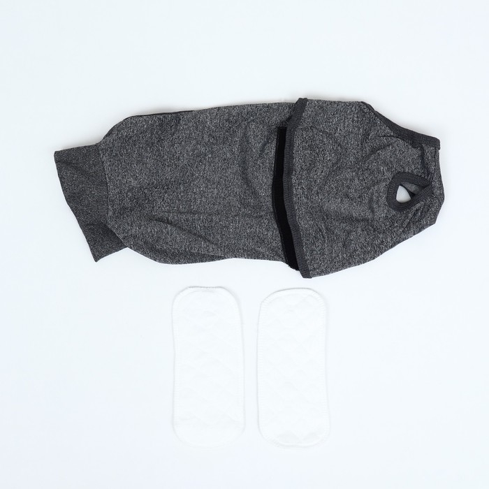 Попона послеоперационная, полиэстер+спандекс, XS (ОГ 45-54, ОТ 33-38 см, вес 14-20 кг) Попона послеоперационная, полиэстер+спандекс, XS (ОГ 45-54, ОТ 33-38 см, вес 14-20 кг)