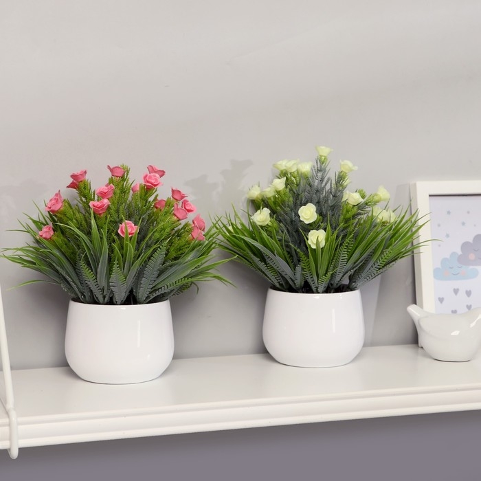 Бонсай Бонсай "Сердечные розочки" 9х23 см, микс